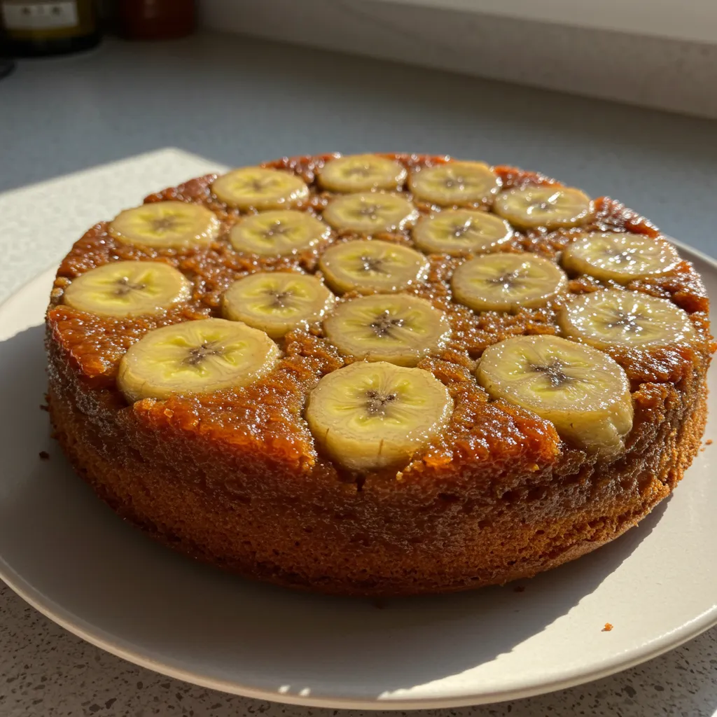 Caramelized Banana Upside Down Cake: Tonight's Ultimate Sweet Indulgence - tertiary view